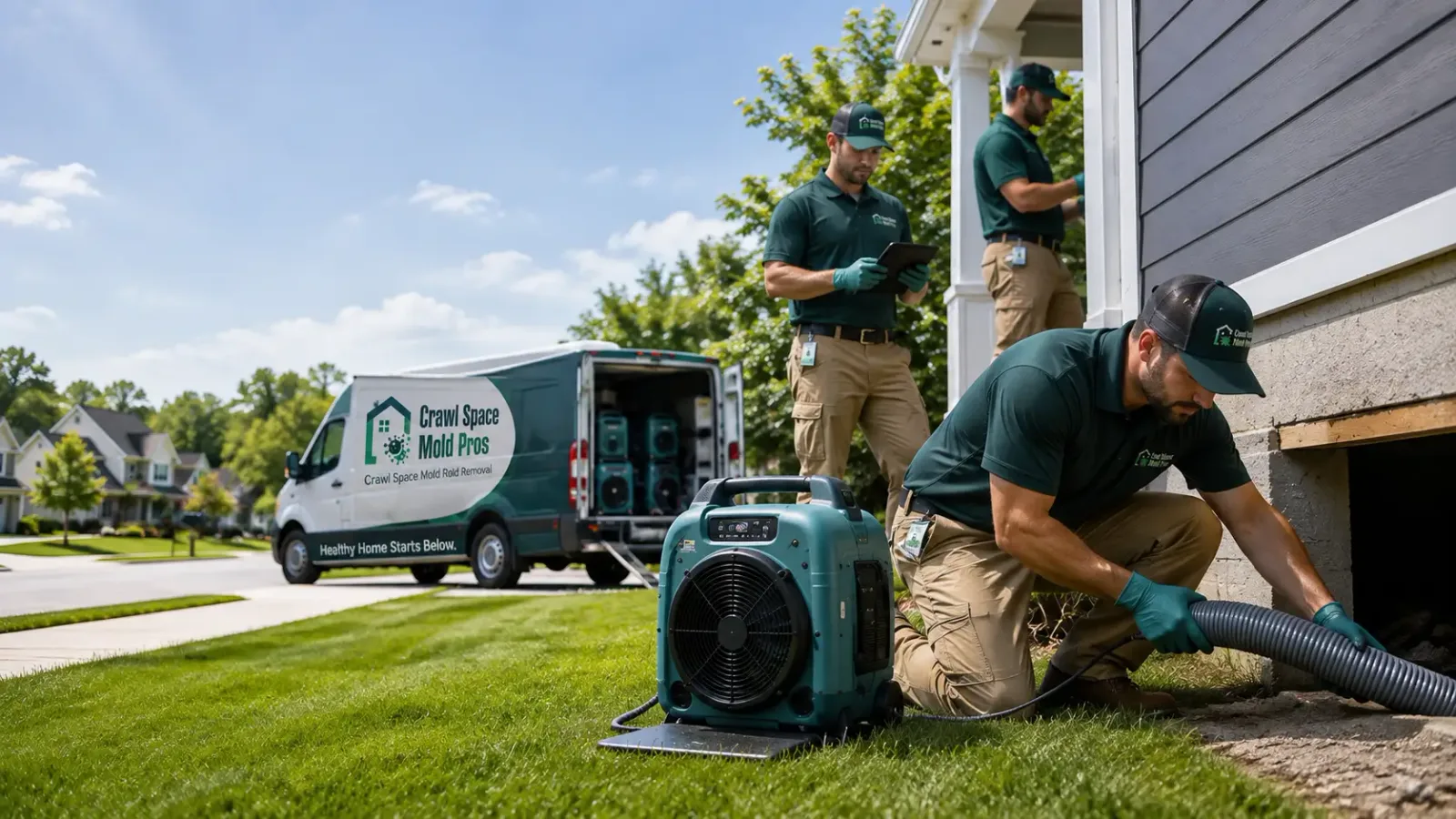 Crawl Space Mold Removal in Huntingdon Valley, PA